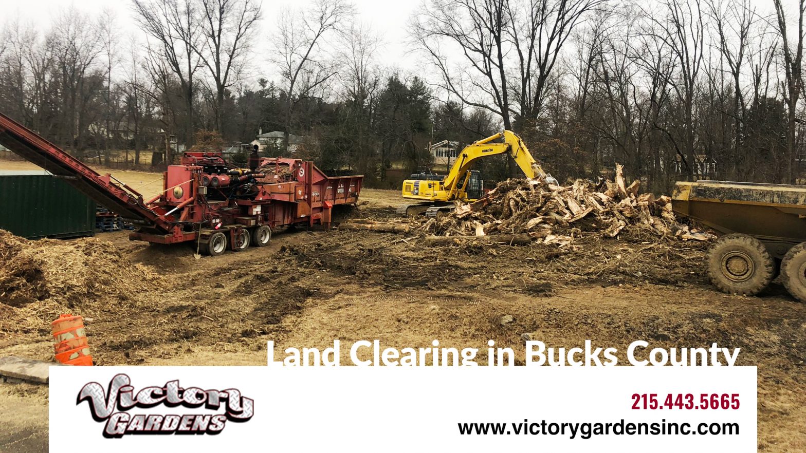 Land Clearing in Bucks County